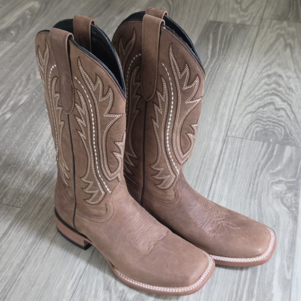 WOMENS JB DILLON COWBOY SQ TOE BOOTS SIZE 8 B - Picture 2 of 13
